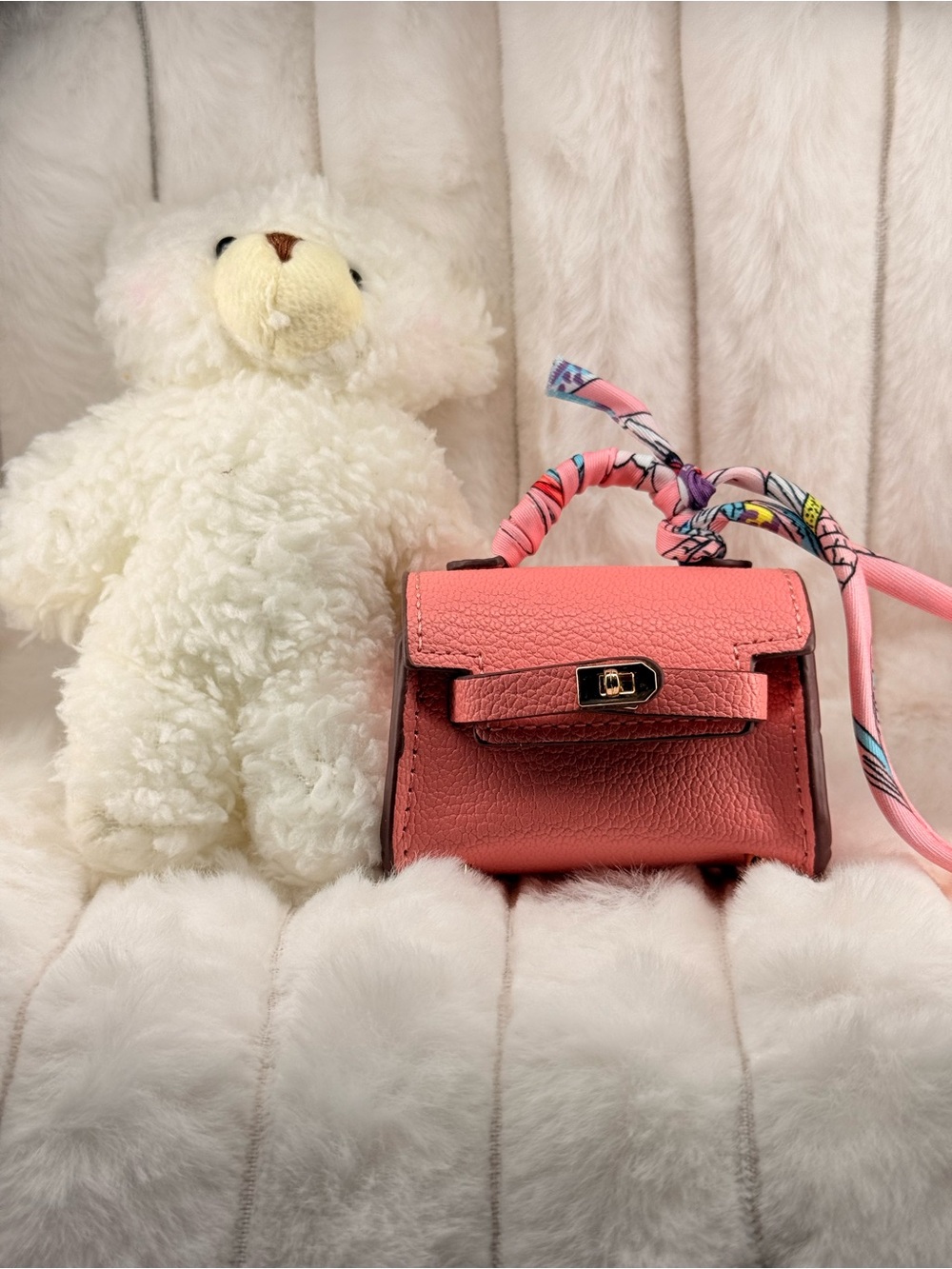 Designer-Style Mini Handbag Charm - Multiple Colors - Picture 4 of 16